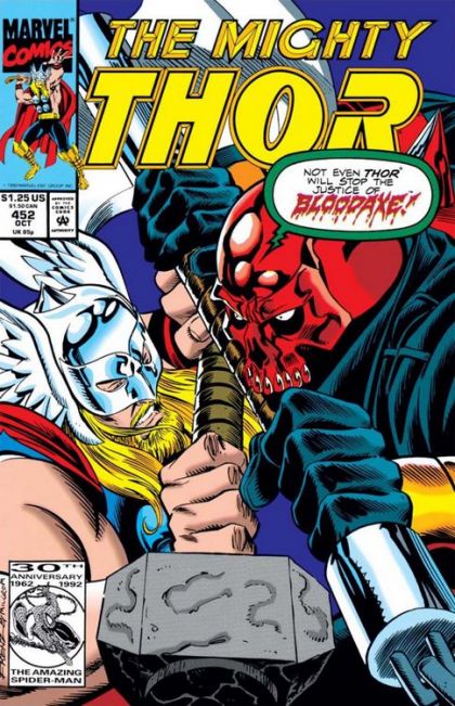 Thor, Vol. 1 With This Axe, I Thee Kill / If the Enchantress Should Fail |  Issue#452A | Year:1992 | Series: Thor | Pub: Marvel Comics