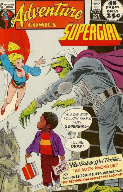 Adventure Comics, Vol. 1 The Alien Among Us! / the Weddings That Wrecked the Legion / the Legionnaire Dropouts! / Warrior Shephard |  Issue#411 | Year:1971 | Series:  | Pub: DC Comics