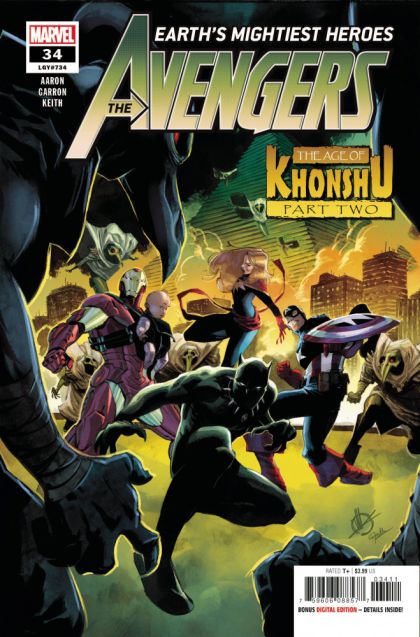 Avengers, Vol. 8 The Age of Khonshu, Part Two |  Issue#34A | Year:2020 | Series: Avengers | Pub: Marvel Comics | Matteo Scalera Regular Cover