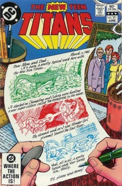 The New Teen Titans, Vol. 1 Dear Mom And Dad |  Issue#20A | Year:1982 | Series: Teen Titans | Pub: DC Comics