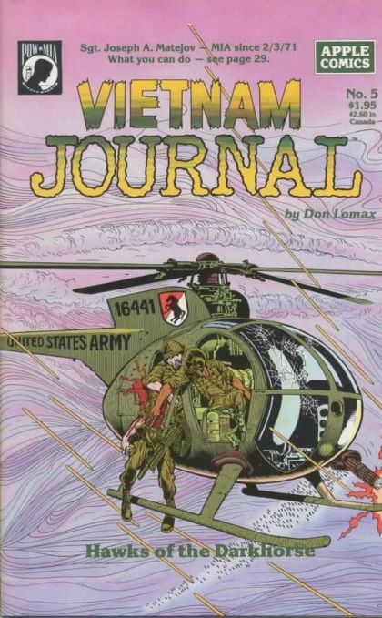 Vietnam Journal (1988-1990) Hawks of the Darkhorse |  Issue#5 | Year:1988 | Series:  | Pub: Apple Comics