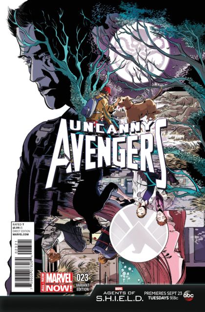 Uncanny Avengers, Vol. 1 Let's Get Well |  Issue#23B | Year:2014 | Series: Avengers | Pub: Marvel Comics | Agents of SHIELD variant cover