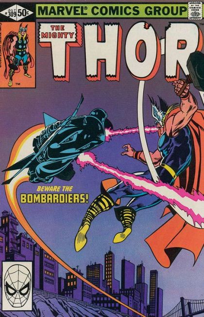 Thor, Vol. 1 Beware the Bombardiers |  Issue#309A | Year:1981 | Series: Thor | Pub: Marvel Comics