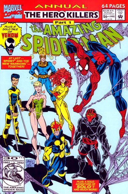 The Amazing Spider-Man, Vol. 1 Annual The Hero Killers -  |  Issue#26A | Year:1992 | Series: Spider-Man | Pub: Marvel Comics |