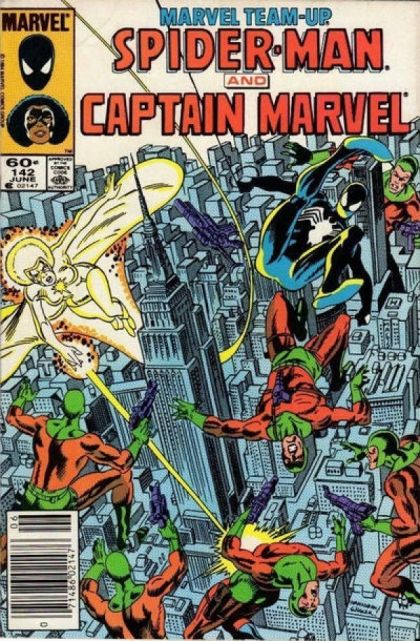 Marvel Team-Up, Vol. 1 Spider-Man and Captain Marvel: Foiled! |  Issue#142B | Year:1984 | Series: Marvel Team-Up | Pub: Marvel Comics