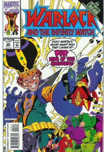 Warlock and the Infinity Watch Infinity Crusade - Pip, King Of The Universe |  Issue#20 | Year:1993 | Series: Warlock |