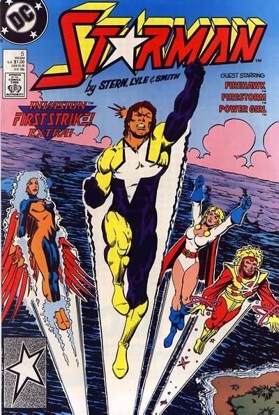 Starman, Vol. 1 Invasion - Don't You Know There's a War On? |  Issue#5A | Year:1988 | Series: Starman | Pub: DC Comics