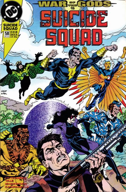 Suicide Squad, Vol. 1 War of the Gods - Suicide Attack |  Issue#58 | Year:1991 | Series: Suicide Squad |