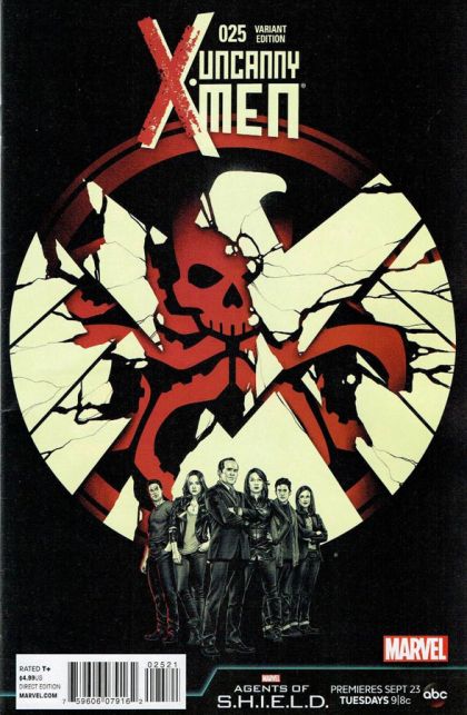 Uncanny X-Men, Vol. 3 Original Sin  |  Issue#25B | Year:2014 | Series: X-Men | Pub: Marvel Comics | Agents of S.H.I.E.L.D. Variant