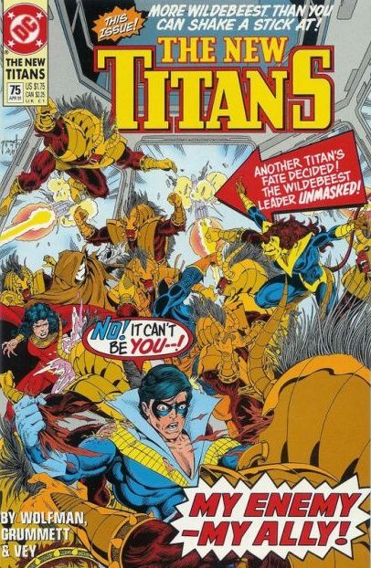 The New Titans Titans Hunt, Countdown To Doomsday |  Issue#75 | Year:1991 | Series: Teen Titans |