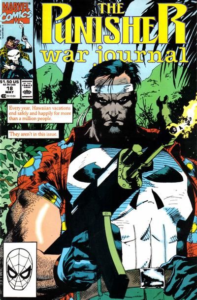 Punisher War Journal, Vol. 1 Kahuna |  Issue#18A | Year:1990 | Series: Punisher | Pub: Marvel Comics