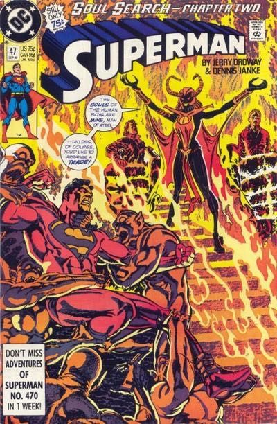 Superman, Vol. 2 Soul Search - Chapter 2: Lives in the Balance |  Issue#47A | Year:1990 | Series: Superman | Pub: DC Comics |