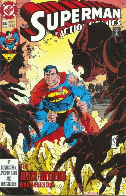 Action Comics, Vol. 1 The Blaze/Satanus War - Part 2: Payment Due |  Issue
