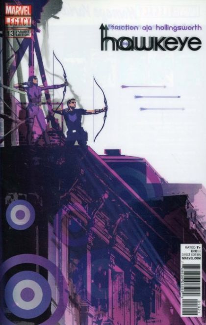 Hawkeye, Vol. 5  |  Issue#13B | Year:2017 | Series: Hawkeye | Pub: Marvel Comics | Greg Smallwood Lenticular Variant