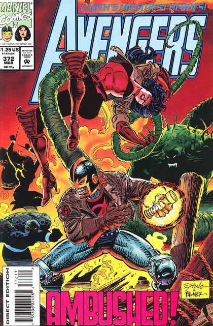 The Avengers The Folds Gather |  Issue#372A | Year:1994 | Series: Avengers | Pub: Marvel Comics