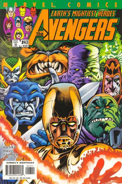 The Avengers Global Presence |  Issue#43/458A | Year:2001 | Series: Avengers | Pub: Marvel Comics