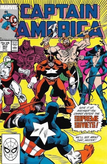 Captain America, Vol. 1 The Great Bear |  Issue#353A | Year:1989 | Series: Captain America | Pub: Marvel Comics
