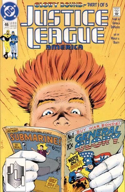 Justice League / International / America Glory Bound, Part 1: Old Glory |  Issue#46A | Year:1991 | Series: Justice League |