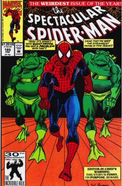 The Spectacular Spider-Man, Vol. 1 Another Fine Mess! |  Issue#185A | Year:1992 | Series: Spider-Man |