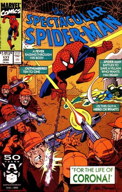 The Spectacular Spider-Man, Vol. 1 Fever Pitch |  Issue#177A | Year:1991 | Series: Spider-Man | Pub: Marvel Comics