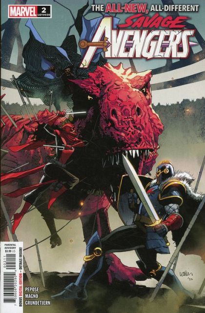 Savage Avengers, Vol. 2 Time is the Sharpest Edge |  Issue#2A | Year:2022 | Series:  | Pub: Marvel Comics | Regular Leinil Francis Yu Cover
