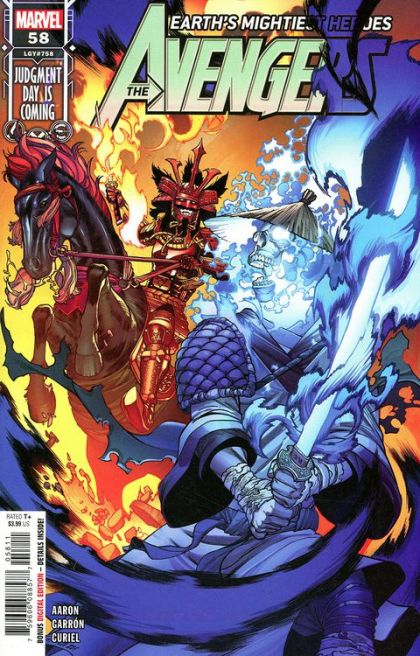 Avengers, Vol. 8 History's Mightiest Heroes, The Way of the Ghost |  Issue#58A | Year:2022 | Series: Avengers | Pub: Marvel Comics | Regular Javier Garron Cover