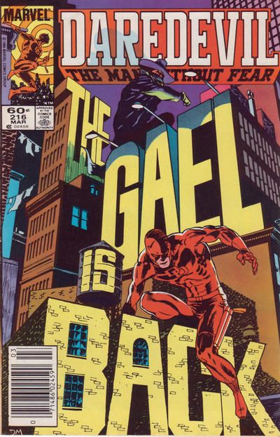 Daredevil, Vol. 1 The Second Secret |  Issue#216B | Year:1985 | Series: Daredevil | Pub: Marvel Comics |