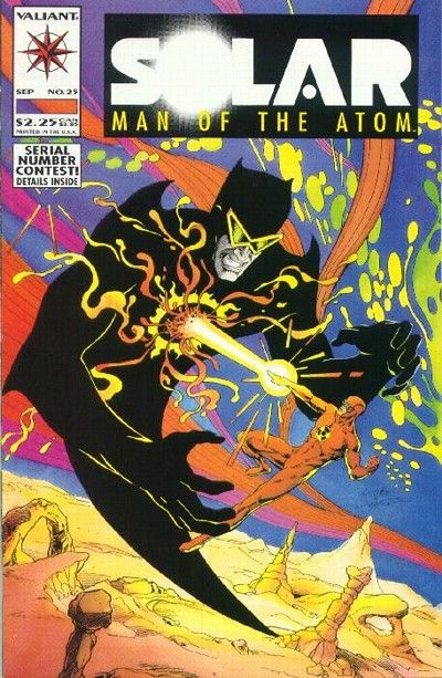 Solar, Man of the Atom, Vol. 1 Solar Eclipse |  Issue#25 | Year:1993 | Series:  | Pub: Valiant Entertainment