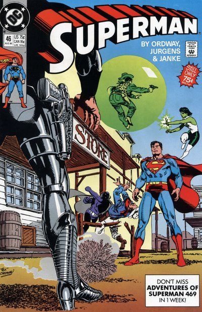 Superman, Vol. 2 The World of Tomorrow |  Issue#46A | Year:1990 | Series: Superman | Pub: DC Comics