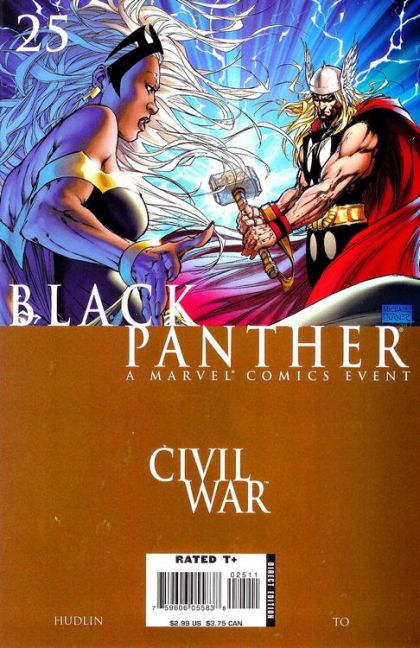Black Panther, Vol. 4 Civil War - War Crimes, Part 3: Thunder and Lightning |  Issue#25A | Year:2007 | Series: Black Panther | Pub: Marvel Comics |