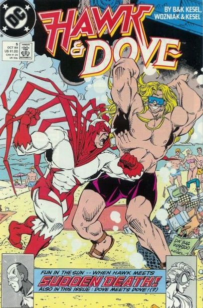 Hawk & Dove, Vol. 3 Sudden Death! |  Issue#5A | Year:1989 | Series: Teen Titans |