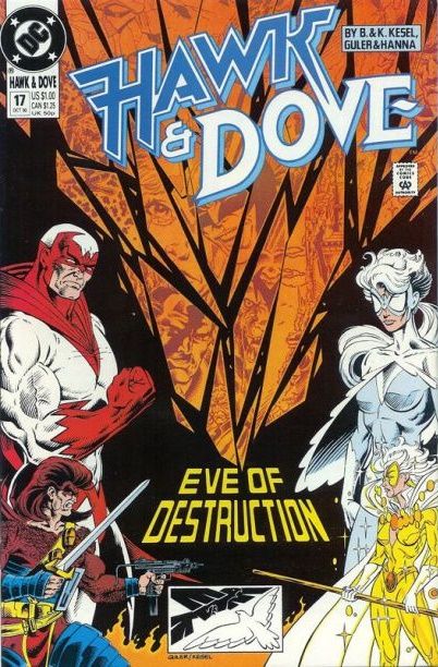 Hawk & Dove, Vol. 3 Eve of Destruction |  Issue#17A | Year:1990 | Series: Teen Titans | Pub: DC Comics