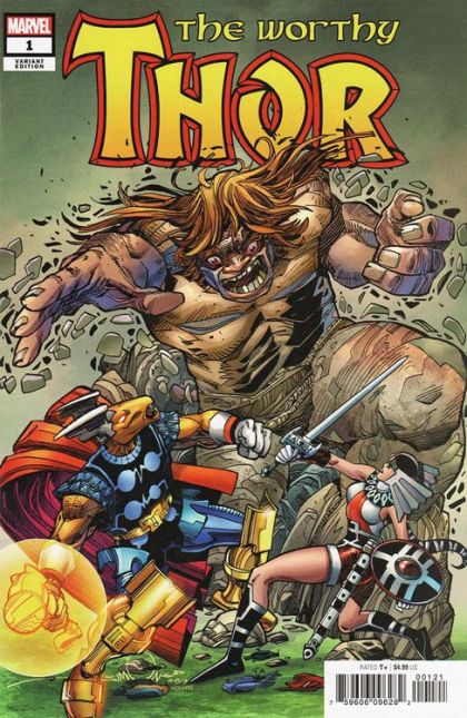 Thor: The Worthy Beyond the Field We Know...; Hearts of Stone, Feet of Clay!; Rule for Reflection |  Issue#1B | Year:2019 | Series:  | Pub: Marvel Comics | Variant Walter Simonson Cover