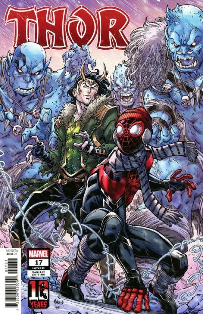 Thor, Vol. 6 "Revelations, Finale" |  Issue#17C | Year:2021 | Series:  | Pub: Marvel Comics | Variant Todd Nauck Miles Morales Spider-Man 10th Anniversary Cover