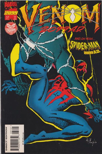 Spider-Man 2099, Vol. 1 It Tickled When We Kissed |  Issue#37B | Year:1995 | Series:  | Pub: Marvel Comics