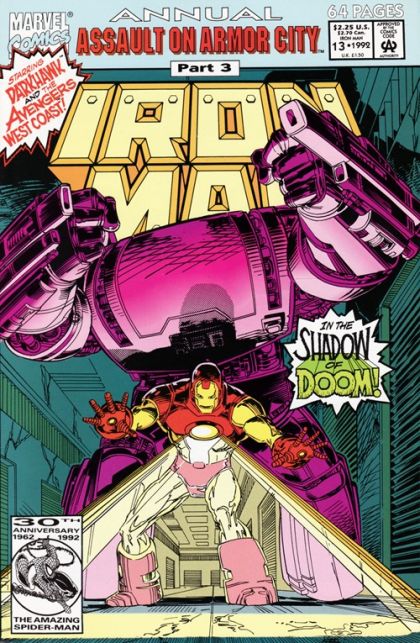 Iron Man Annual Assault On Armor City - Part 3: Destroy; Stark Enterprises Annual Report; Cold Fire; Mrs. A Takes a Holiday; Five Minutes |  Issue#13A | Year:1992 | Series: Iron Man |