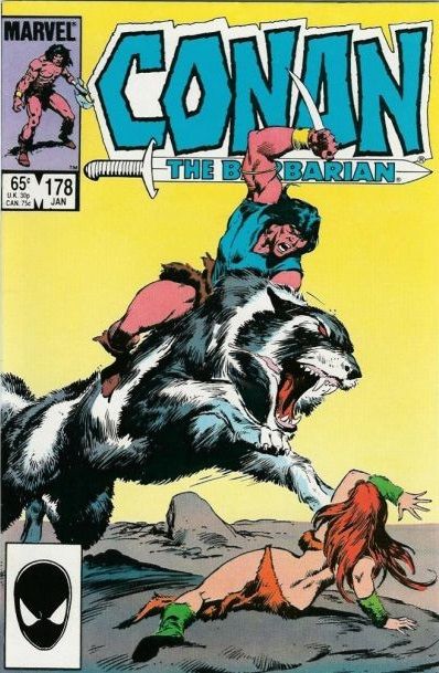 Conan the Barbarian, Vol. 1 Death Hunt |  Issue#178A | Year:1986 | Series: Conan | Pub: Marvel Comics |