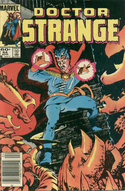 Doctor Strange, Vol. 2 Art Rage |  Issue#64B | Year:1984 | Series: Doctor Strange | Pub: Marvel Comics | Newsstand Edition