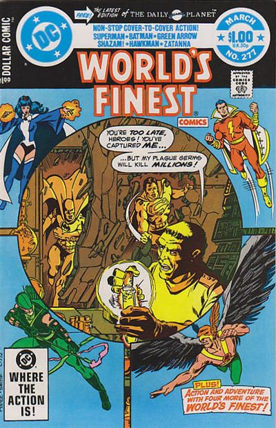 World's Finest Comics Beasts Of Plague |  Issue#277A | Year:1981 | Series: World's Finest | Pub: DC Comics