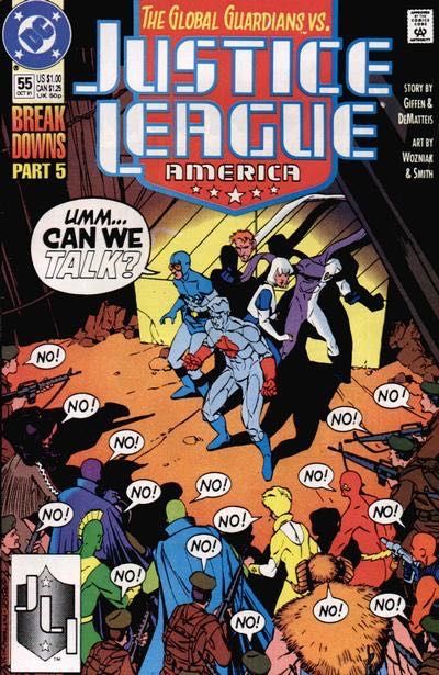 Justice League / International / America Breakdowns - Part 5: Bialya Blues |  Issue#55A | Year:1991 | Series: Justice League | Pub: DC Comics |