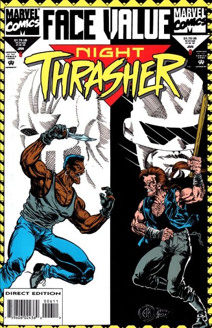 Night Thrasher White Face, Black Face, Red Face: Face Value |  Issue