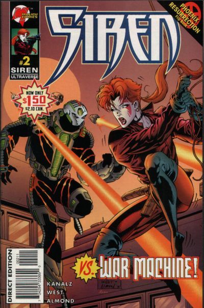 Siren The Phoenix Ressurection, Shades of Truth / Red Shift: Chapter Three |  Issue#2 | Year:1995 | Series:  | Pub: Malibu Comics