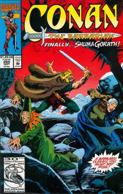 Conan the Barbarian, Vol. 1 The Second Coming of Shuma-Gorath, The Second Coming Of Shuma-Gorath |  Issue#260A | Year:1992 | Series: Conan | Pub: Marvel Comics