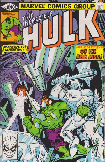 The Incredible Hulk, Vol. 1 Jack Frost Nipping At Your Soul! |  Issue#249A | Year:1980 | Series: Hulk | Pub: Marvel Comics