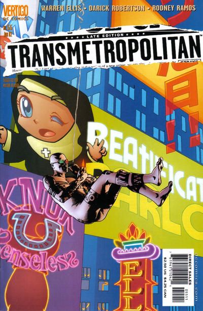 Transmetropolitan (DC Comics) Headlong, Part 1 |  Issue#55 | Year:2002 | Series: Transmetropolitan | Pub: DC Comics