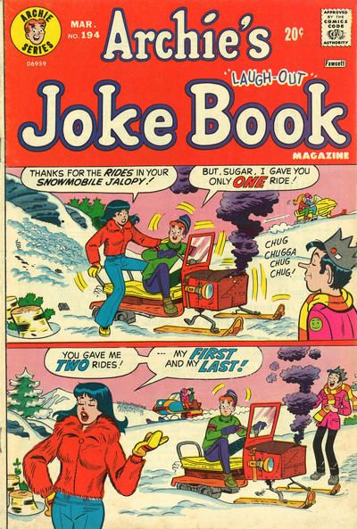 Archie's Joke Book  |  Issue#194 | Year:1974 | Series:  | Pub: Archie Comic Publications |