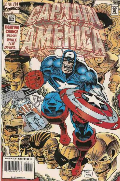 Captain America, Vol. 1 Fighting Chance, If I should die before I wake... |  Issue#437A | Year:1995 | Series: Captain America | Pub: Marvel Comics |