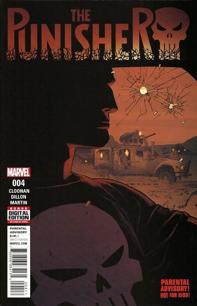 The Punisher, Vol. 11  |  Issue#4A | Year:2016 | Series: Punisher | Pub: Marvel Comics | Declan Shalvey Regular Cover
