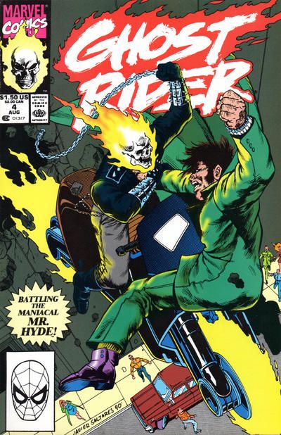 Ghost Rider, Vol. 2 You Can Run, But You Can't Hyde |  Issue#4A | Year:1990 | Series: Ghost Rider | Pub: Marvel Comics