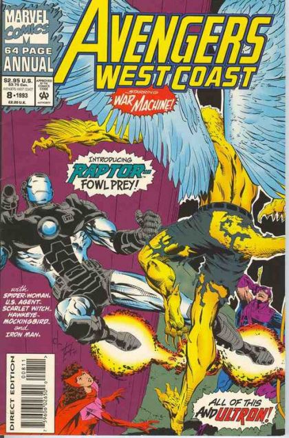 West Coast Avengers, Vol. 2 Annual If Volcanic Winter Comes |  Issue#8A | Year:1993 | Series:  |